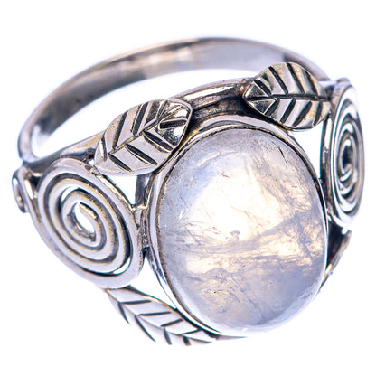 Rainbow Moonstone Ring Size 7.5 (925 Sterling Silver) R144719