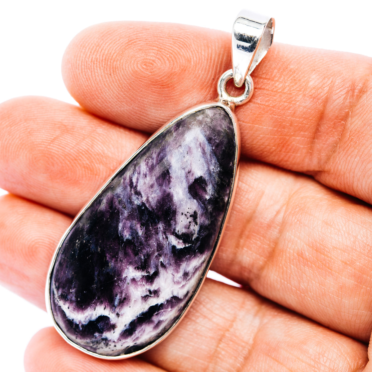 Large Premium Kammererite Pendant 2 1/4" (.925 Sterling Silver)