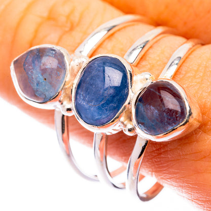 Kyanite, Blue Fluorite Ring Size 11 (925 Sterling Silver) R140905