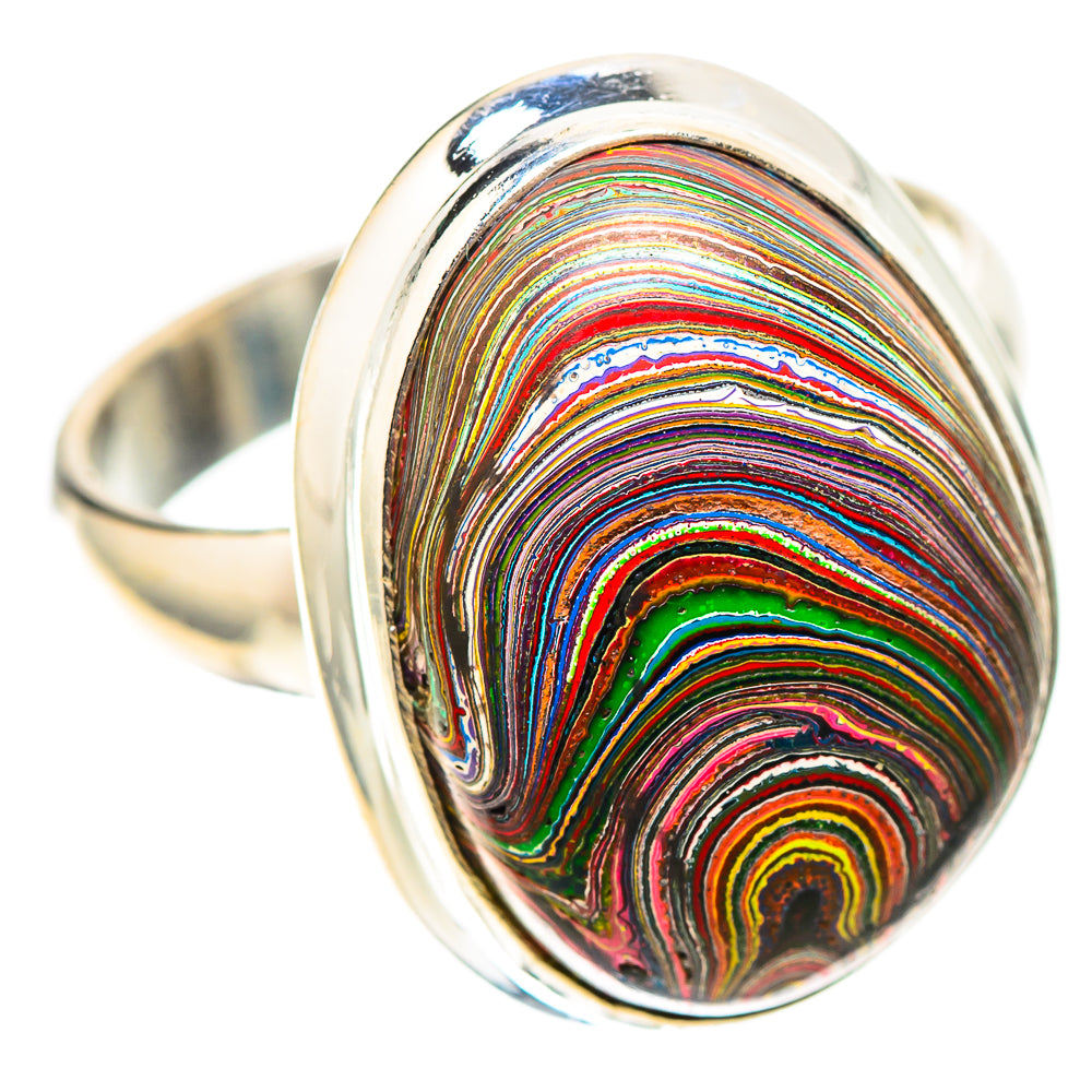 Fordite Ring Size 8.5 (925 Sterling Silver) RING138700