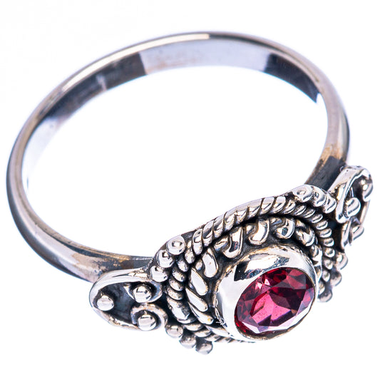 Value Garnet Ring Size 7 (925 Sterling Silver) R3308
