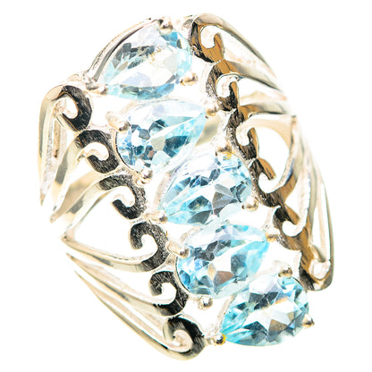 Blue Topaz Ring Size 6.5 (925 Sterling Silver) RING138316