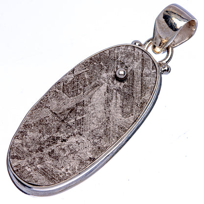 Meteorite Pendant 1 5/8" (925 Sterling Silver) P40465