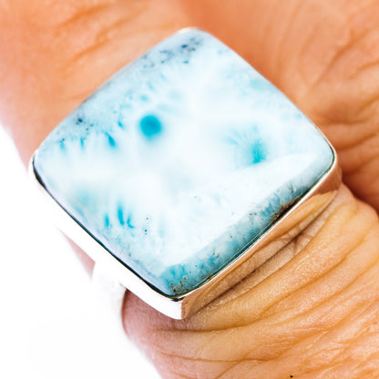 Larimar Ring Size 7.75 (.925 Sterling Silver)