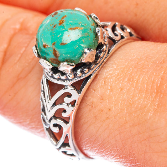 Chrysocolla Ring Size 9.5 (925 Sterling Silver) R2764