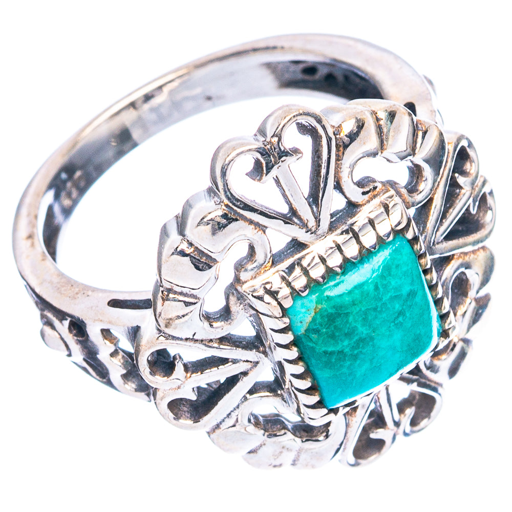 Rare Arizona Turquoise Ring Size 6.75 (925 Sterling Silver) R4716