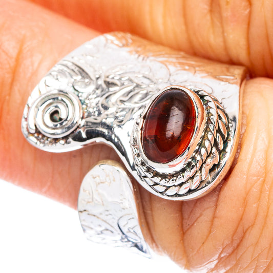 Amber Ring Size 6 (925 Sterling Silver) R3683