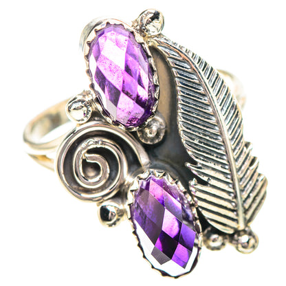 Faceted Amethyst Ring Size 9.75 (925 Sterling Silver) RING138968