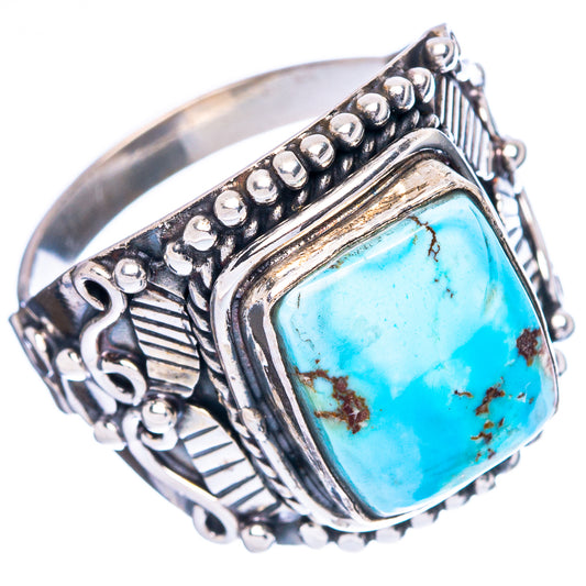 Rare Golden Hills Turquoise Ring Size 9 (925 Sterling Silver) R4601