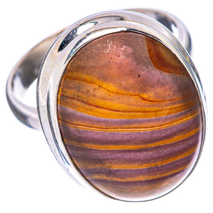 Rainbow Hickoryite Ring Size 8 (925 Sterling Silver) R1647