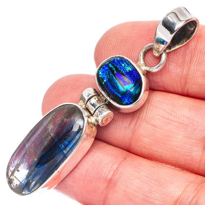 Kyanite Pendant 2 1/8" (925 Sterling Silver) P40069