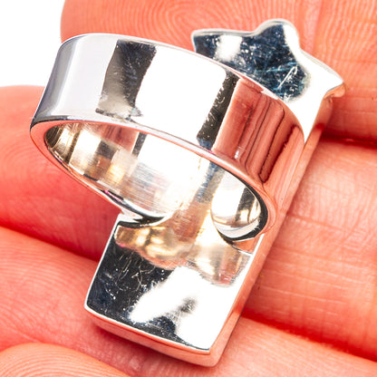 Exclusive Boulder Opal Matrix Ring Size 6 Adjustable (.925 Sterling Silver)