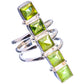 Large Peridot Ring Size 8.75 (925 Sterling Silver) R142899