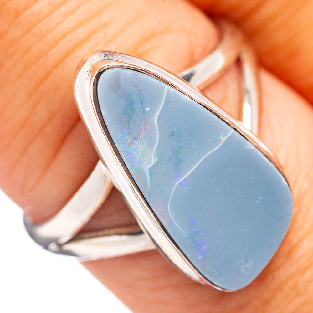 Doublet Opal Ring Size 8 (.925 Sterling Silver)