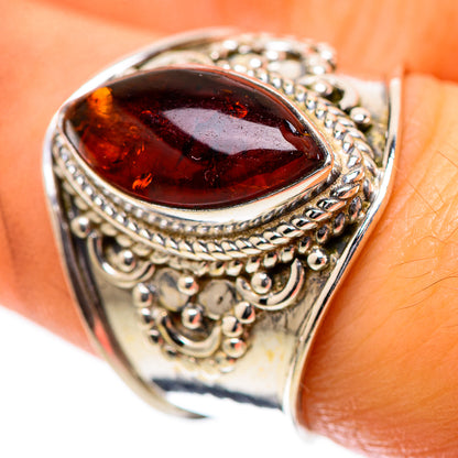Baltic Amber Ring Size 7.25 (925 Sterling Silver) RING139210