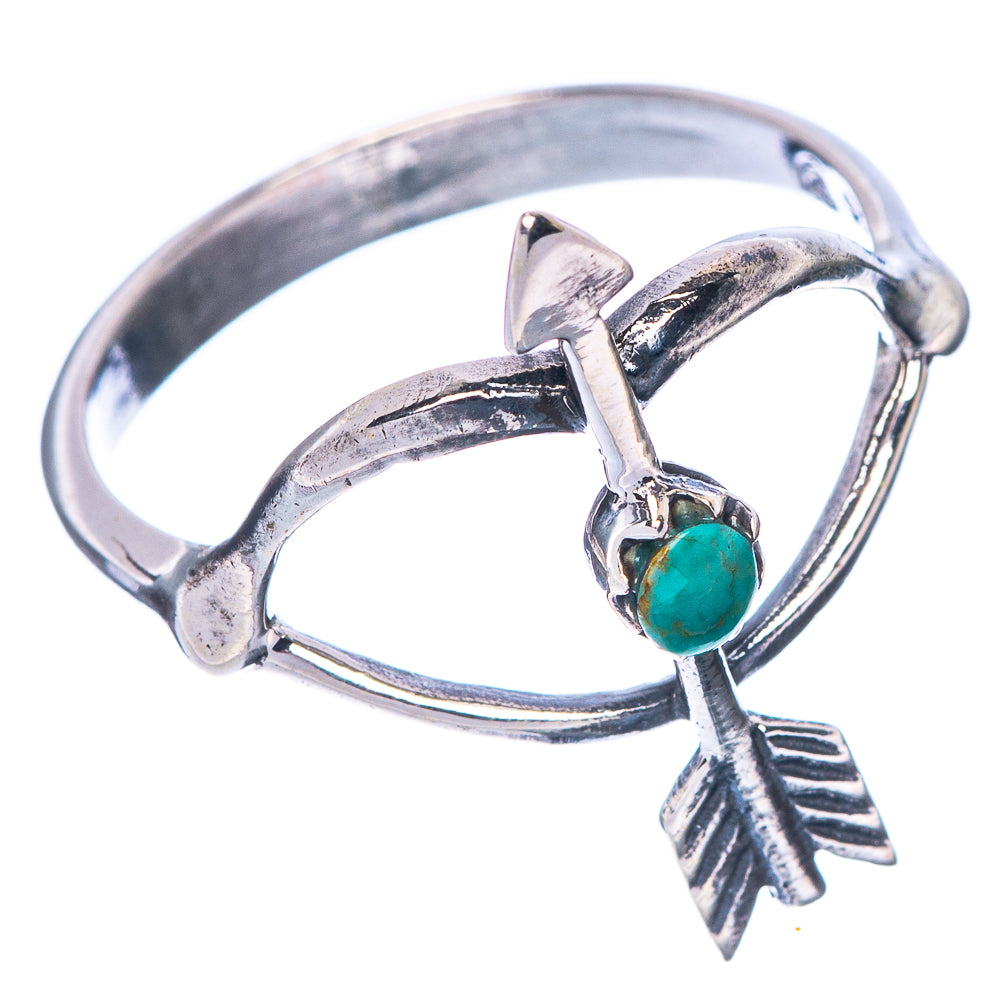 Rare Arizona Turquoise Arrow Ring Size 8.5 (925 Sterling Silver) R1561