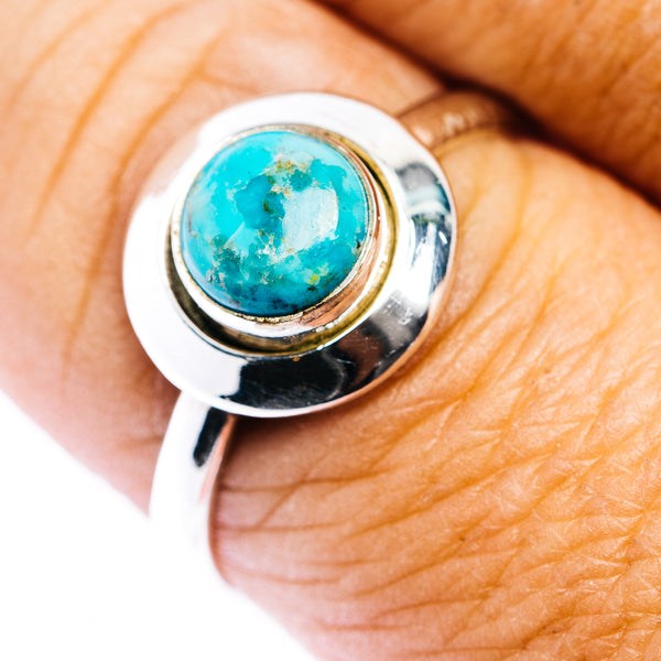 Mohave Turquoise Ring Size 10 (.925 Sterling Silver)