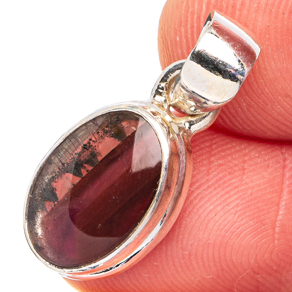 Rare Cacoxenite Pendant 7/8" (.925 Sterling Silver)