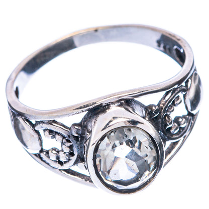 White Quartz Dainty Ring Size 6.5 (925 Sterling Silver) R6018