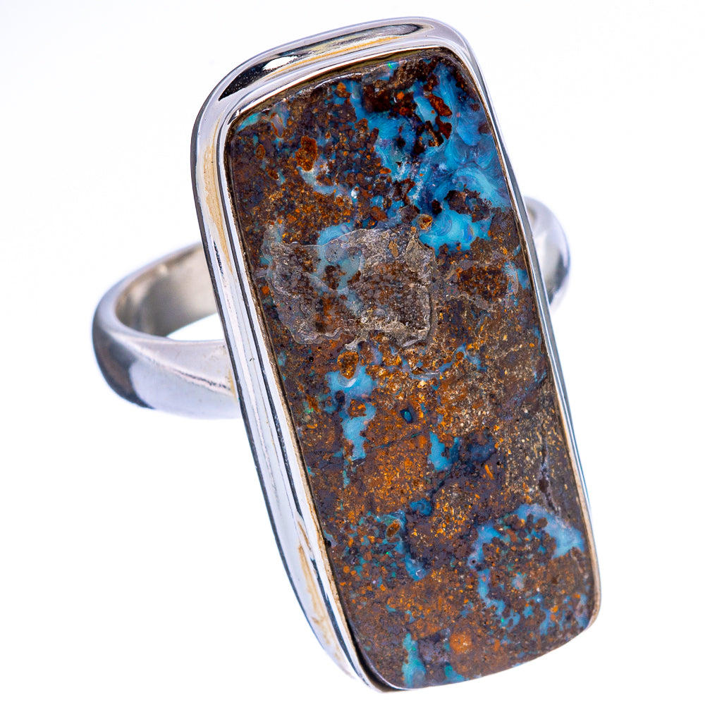 Rare Boulder Opal Ring Size 7 (925 Sterling Silver) R146578