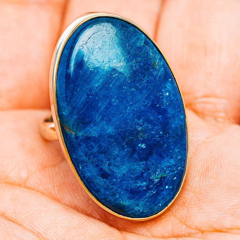 Apatite Ring Size 8.75 (German Silver)