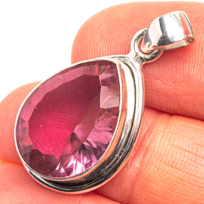 Alexandrite (Lab.) Pendant 1 1/4" (925 Sterling Silver) P38905