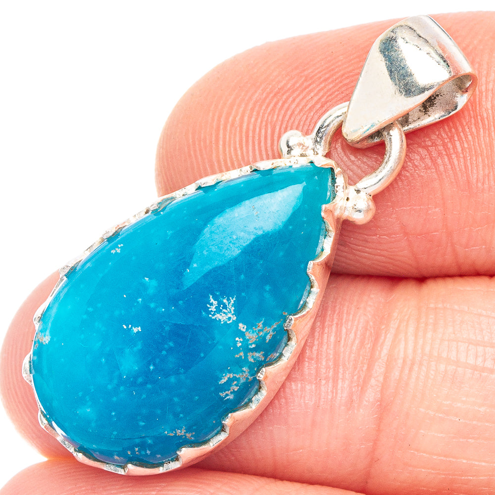 Rare Smithsonite Pendant 1 1/4" (925 Sterling Silver) P43982