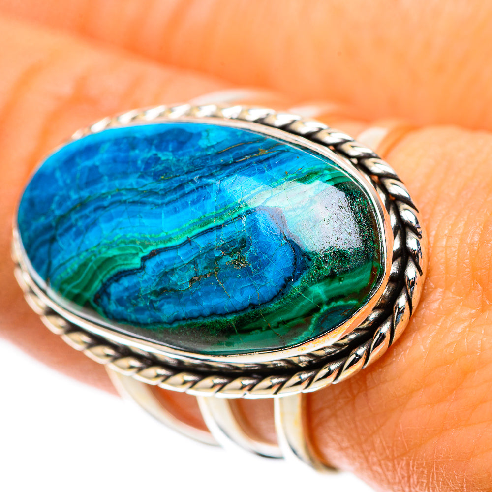 Chrysocolla Ring Size 8.25 (925 Sterling Silver) RING138523