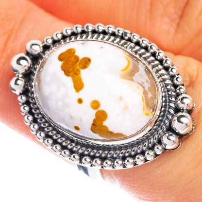 Ocean Jasper Ring Size 6 (925 Sterling Silver) R144241