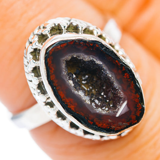 Coconut Druzy Ring Size 7.25 (.925 Sterling Silver)