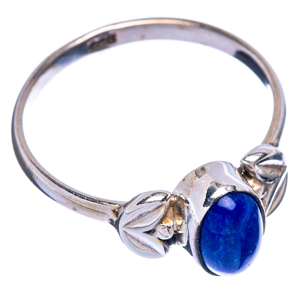 Lapis Lazuli Dainty Ring Size 6.75 (925 Sterling Silver) R145676