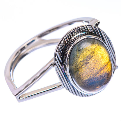 Premium Labradorite Ring Size 6.25 (925 Sterling Silver) R141832