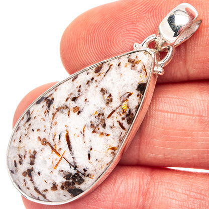 Astrophyllite Pendant 1 3/4" (.925 Sterling Silver)