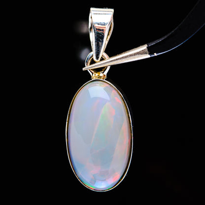 Premium Ethiopian Opal Pendant 1 1/8" (.925 Sterling Silver)