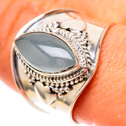 Natural Aquamarine Ring Size 9.25 (925 Sterling Silver) RING139846