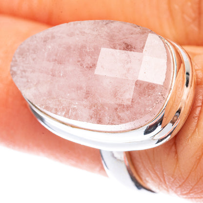 Rare Morganite Ring Size 6 (925 Sterling Silver) R2130