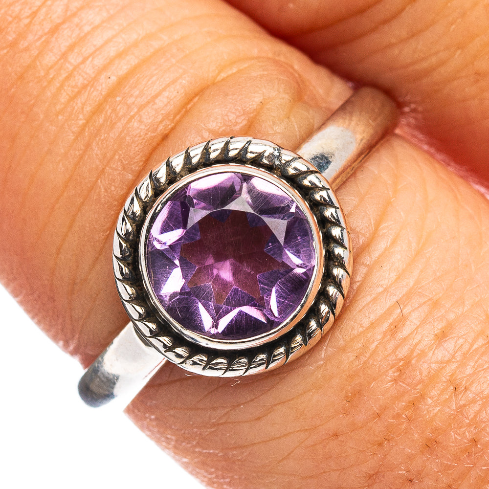 Amethyst Ring Size 8.25 (.925 Sterling Silver)
