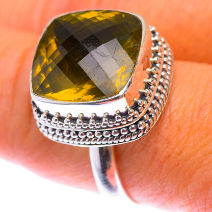 Faceted Citrine Ring Size 9 (925 Sterling Silver) RING139957