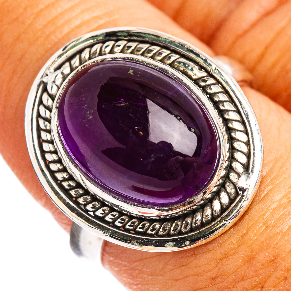 Amethyst Ring Size 8 (.925 Sterling Silver)