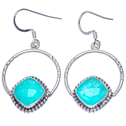 Asc Premium Amazonite Earrings 1 5/8" (925 Sterling Silver) E1330