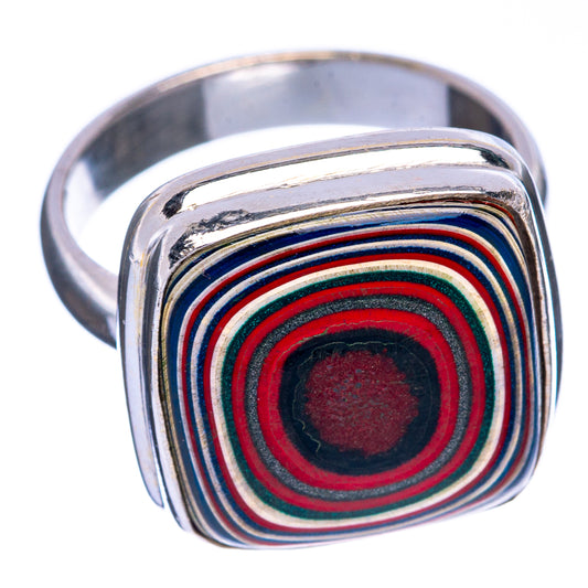 Fordite Ring Size 6.75 (925 Sterling Silver) R144637