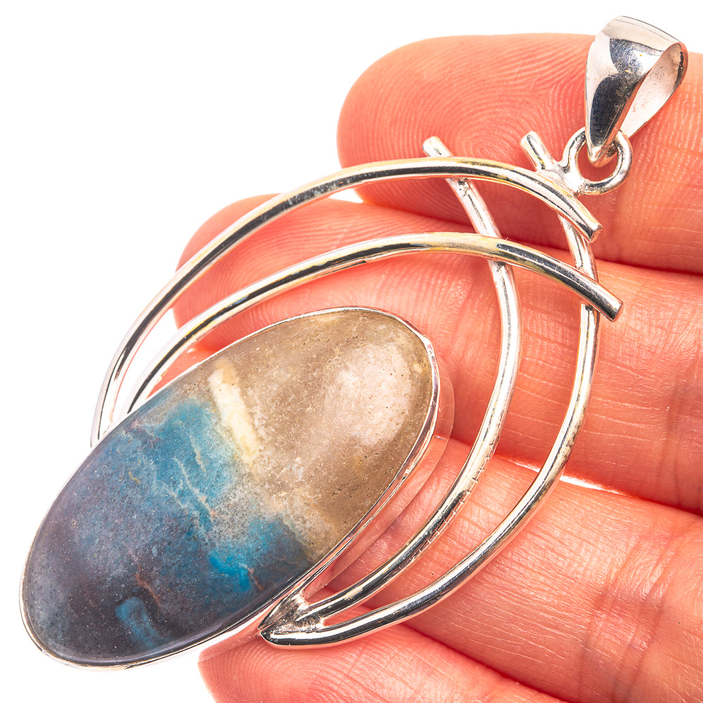 Shattuckite Pendant 2 1/2" (925 Sterling Silver) P38916