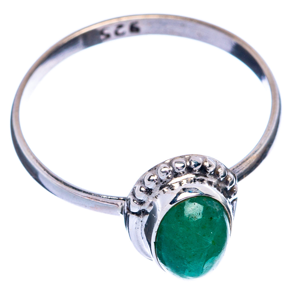 Emerald Dainty Ring Size 6 (925 Sterling Silver) R145499