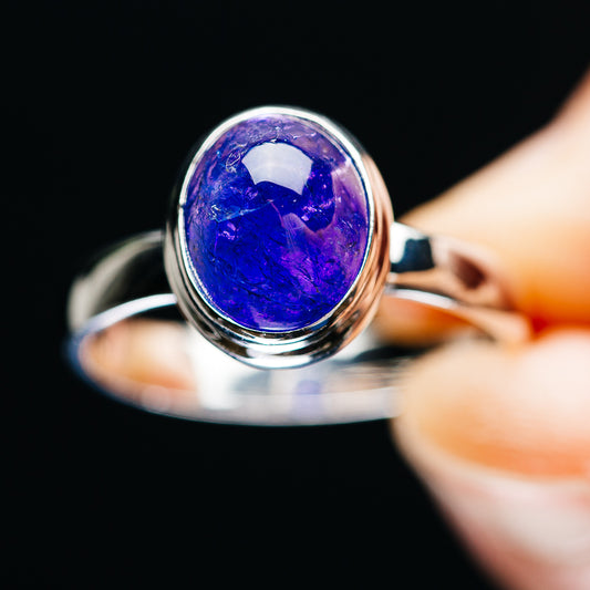 Premium Tanzanite Ring Size 10 (.925 Sterling Silver)