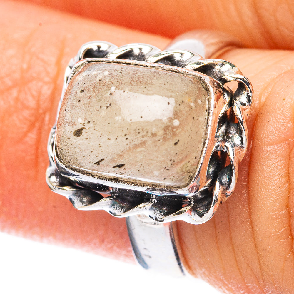 Rare Libyan Desert Glass Ring Size 5 (925 Sterling Silver) R3974