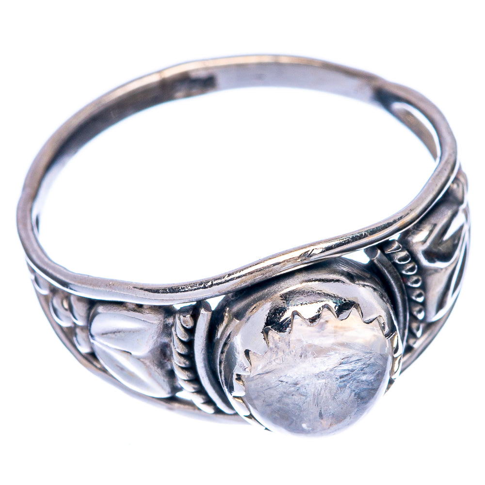 Rainbow Moonstone Dainty Ring Size 7 (925 Sterling Silver) R145808