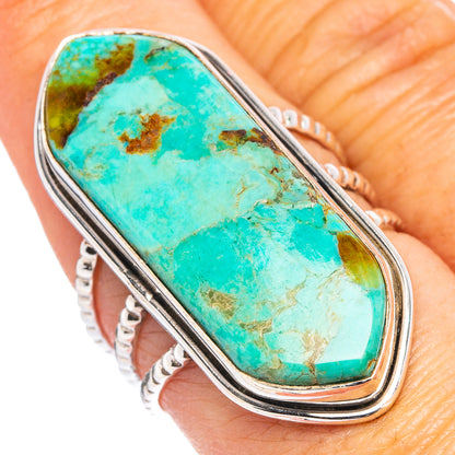 Mohave Turquoise Ring Size 7.75 (.925 Sterling Silver)