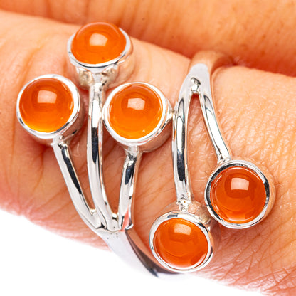 Asc Premium Carnelian Ring Size 9 (925 Sterling Silver) R3516