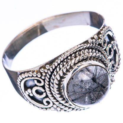Tourmalinated Quartz Ring Size 9 (925 Sterling Silver) R4057