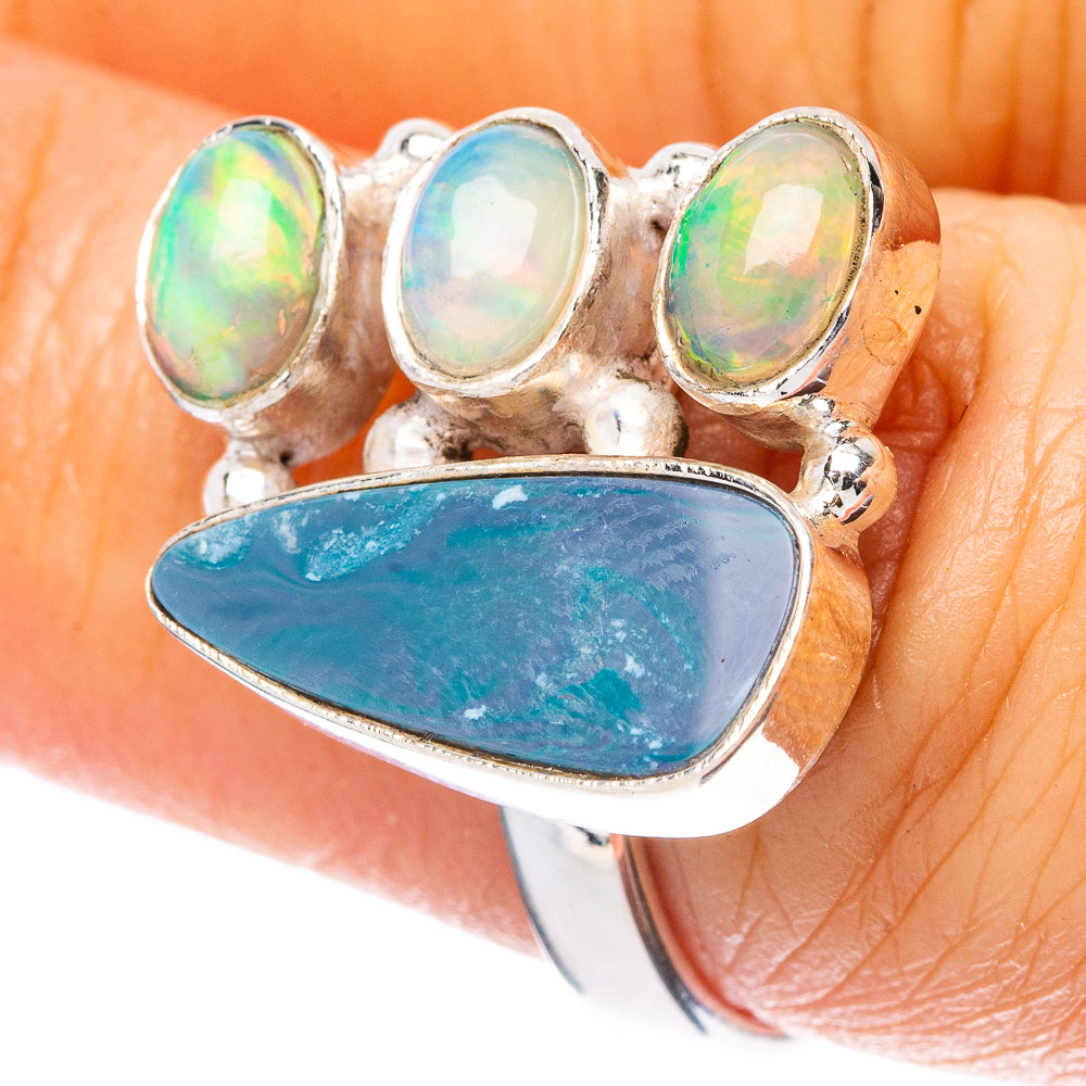 Rare Doublet Opal, Ethiopian Opal Ring Size 7.75 (925 Sterling Silver) R4288